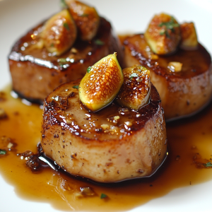 Foie Gras with Fig Compote