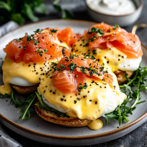 Smoked Salmon Eggs Benedict