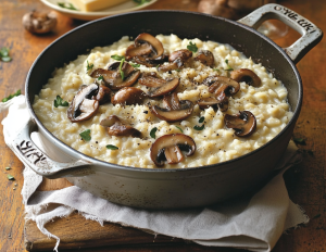 Truffle Risotto with Wild Mushrooms